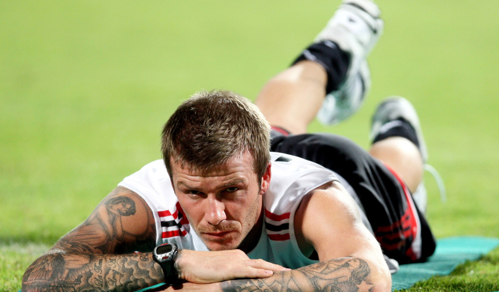 футболист Дэвид Бекхэм