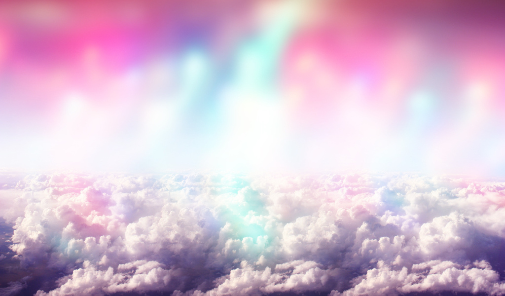 Сияние в облаках