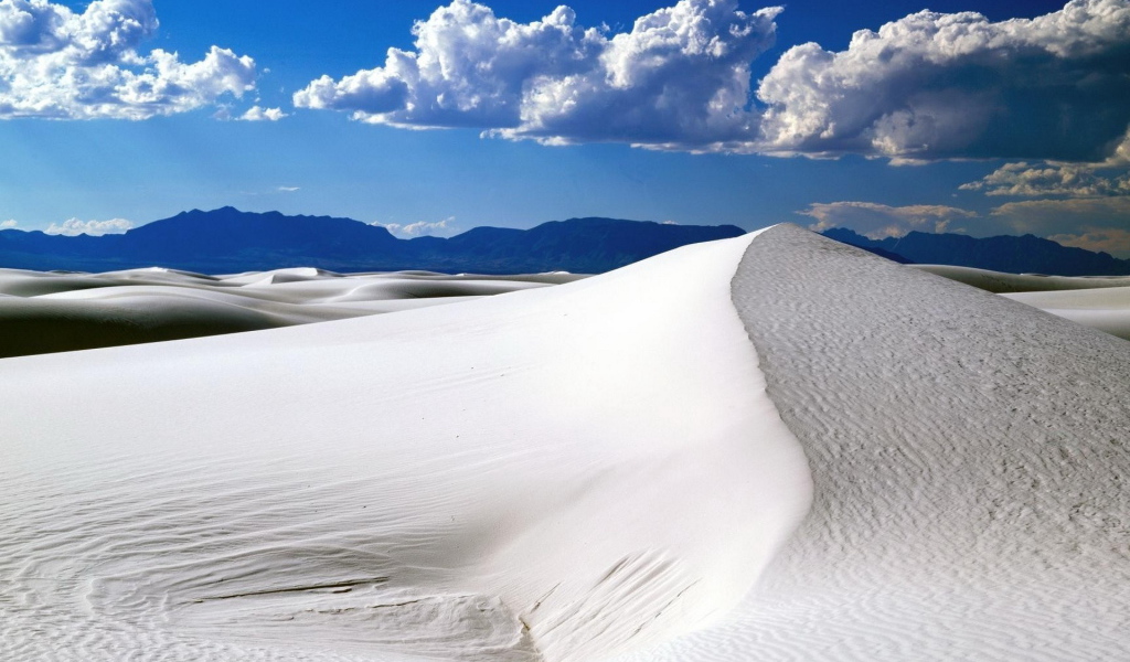Белые пески пустыни