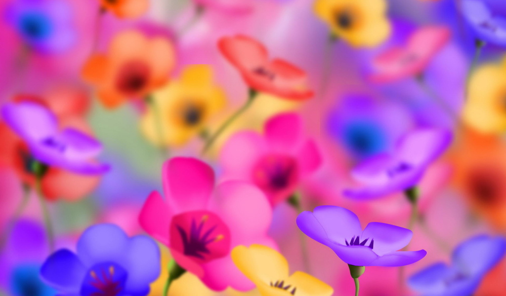 Яркие цветочки