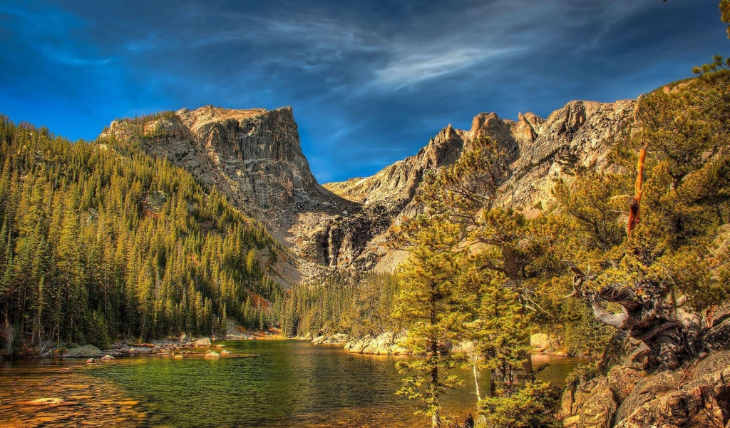 Озеро и горы