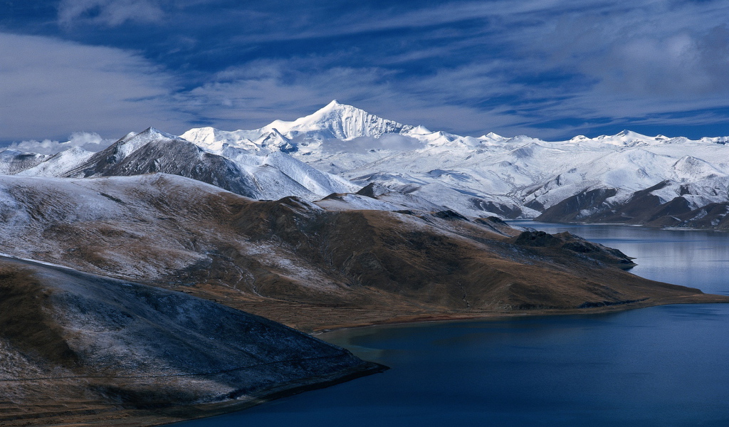 Озеро среди гор