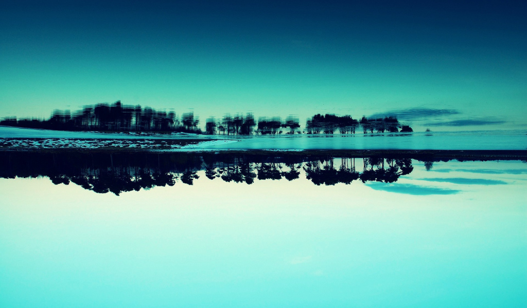 Голубое отражение