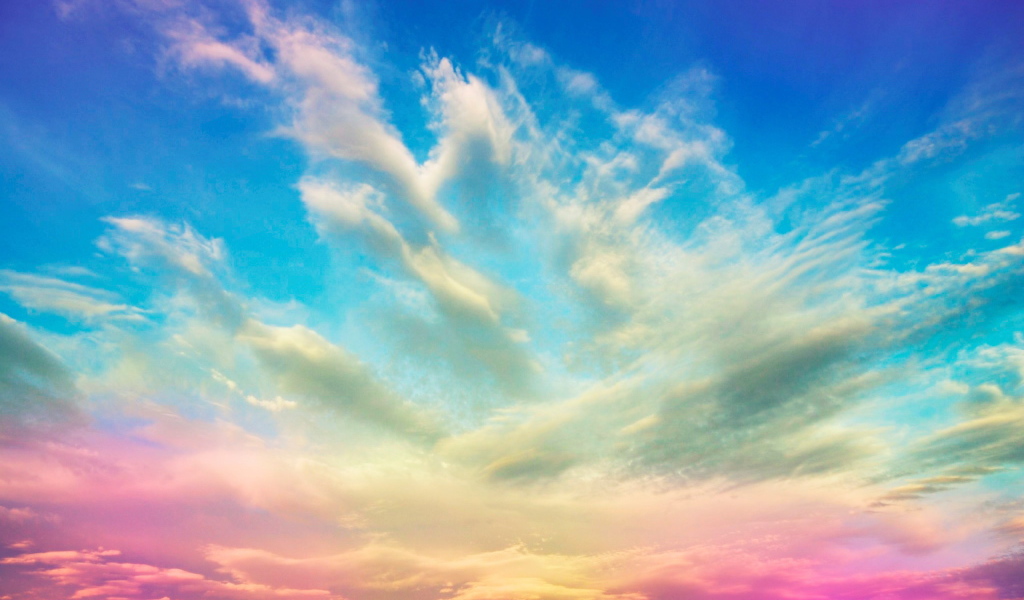 Разноцветное небо