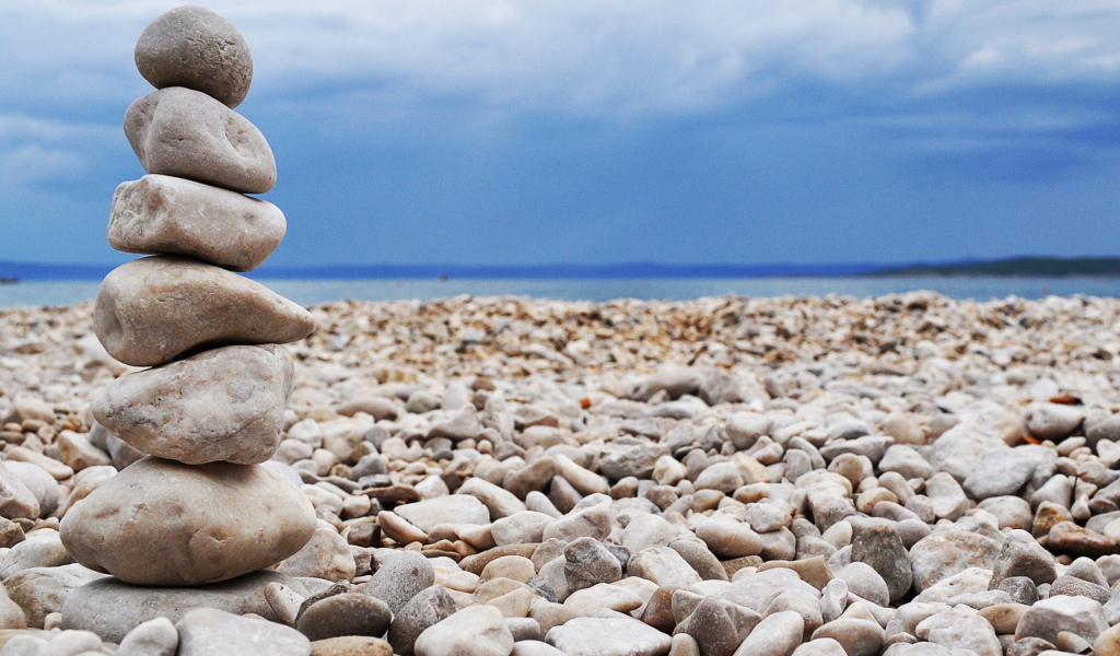 Крупная галька