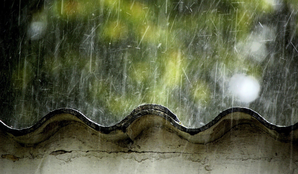 Дождик по крыше