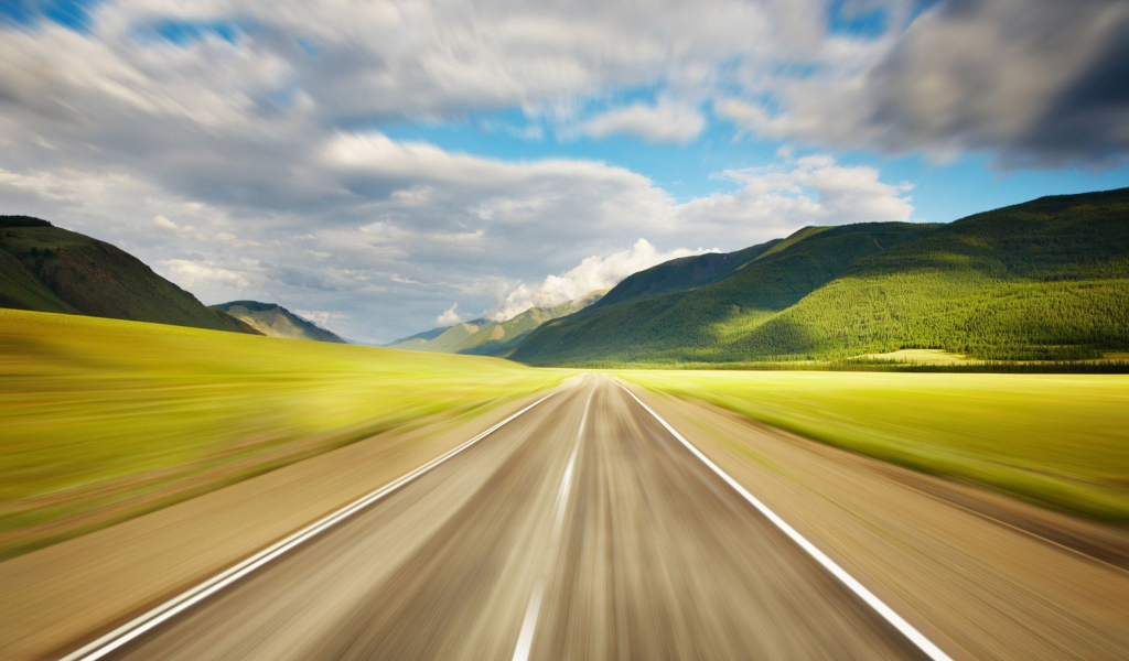 Дорога на скорости