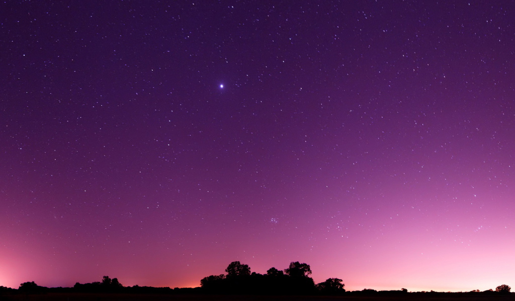 Фиолетовое небо