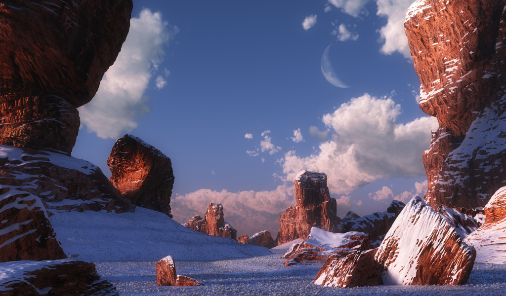 Зимний каньон