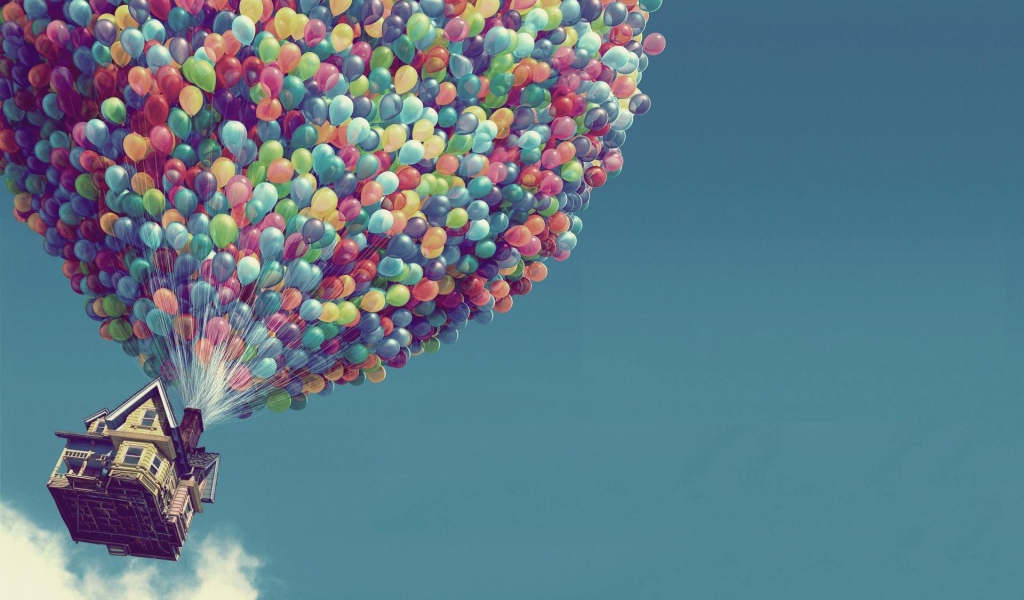 Дом на воздушных шариках