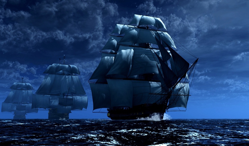 Парусные корабли