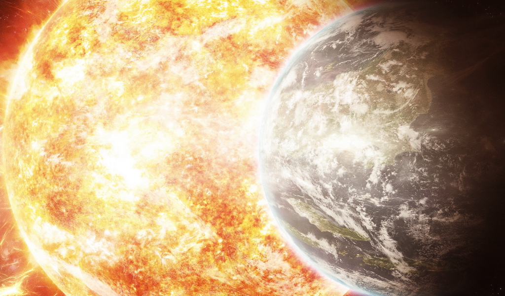 Меркурий и Солнце