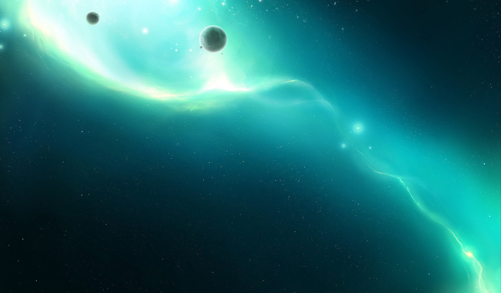 Планеты около свечения