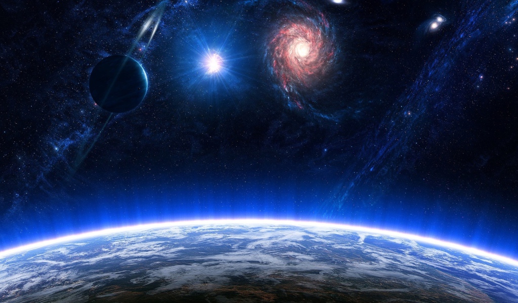 Космическое светило и планета