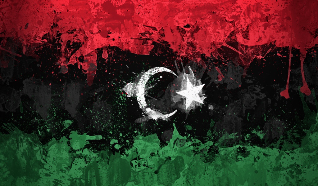 Libya Flag war
