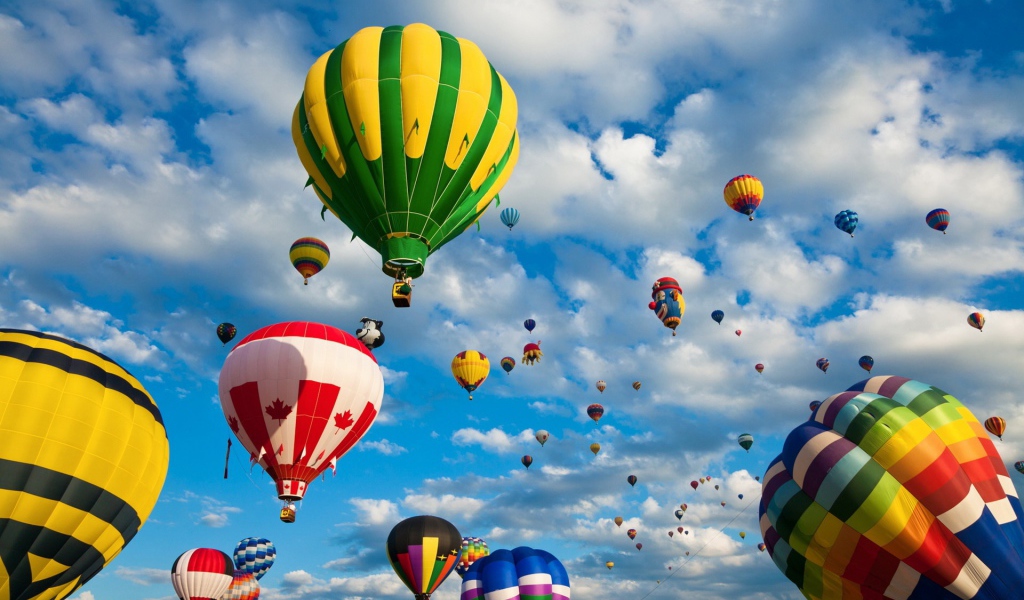 Яркие воздушные шары