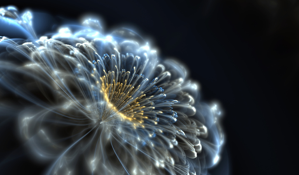 Неоновый цветок