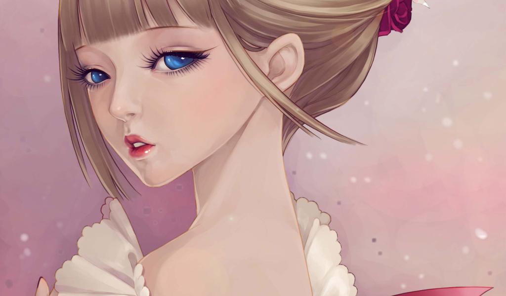 Красивый макияж - аниме