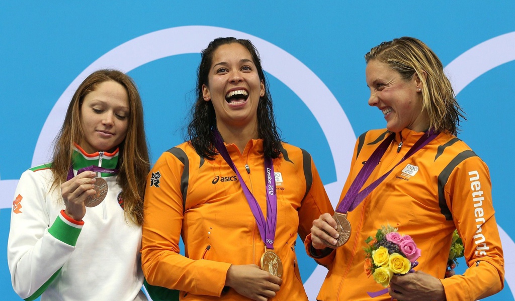 Aliaksandra Herasimenia, Ranomi Kromowidjojo, Marleen Veldhuis