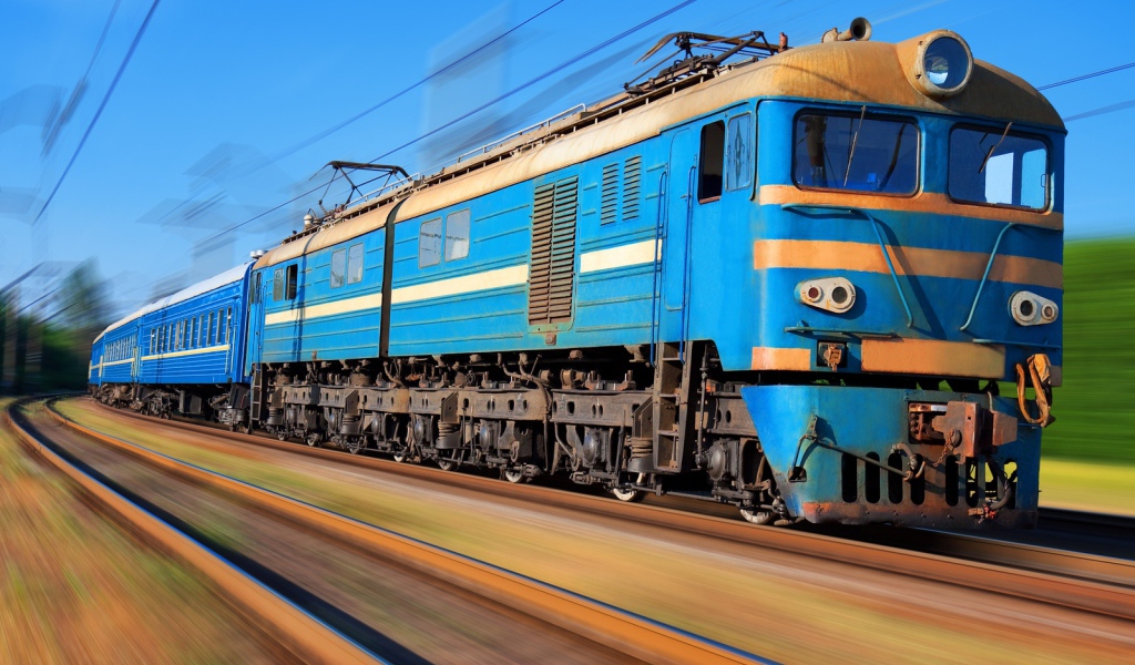 Старый поезд