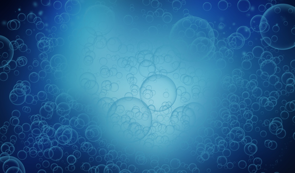 Фон с пузырьками