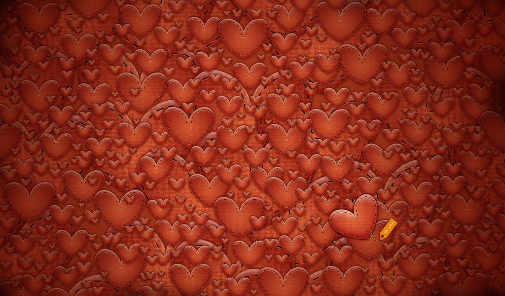 Фон с сердечками