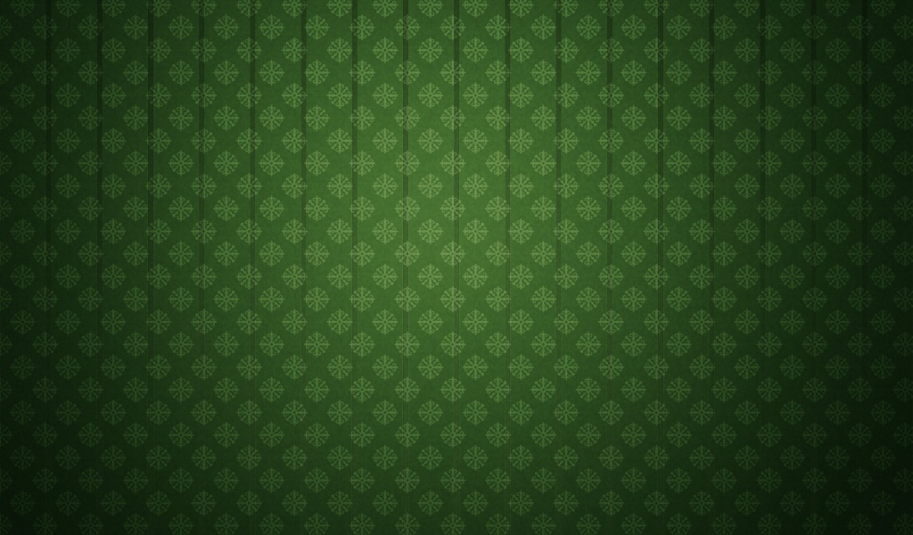 Зеленые снежинки