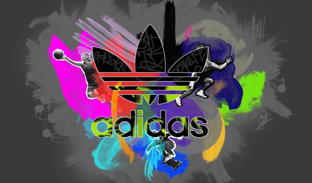 Красочный логотип Adidas