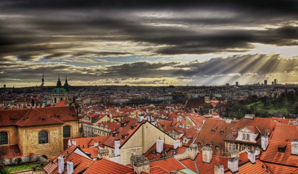 Прага панорама