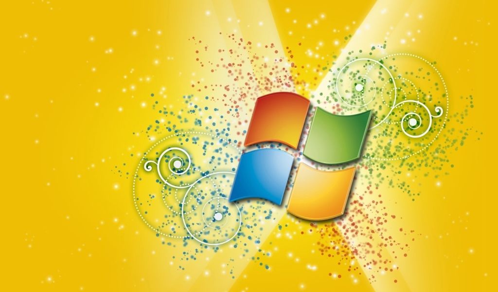 Виндовс на желтом