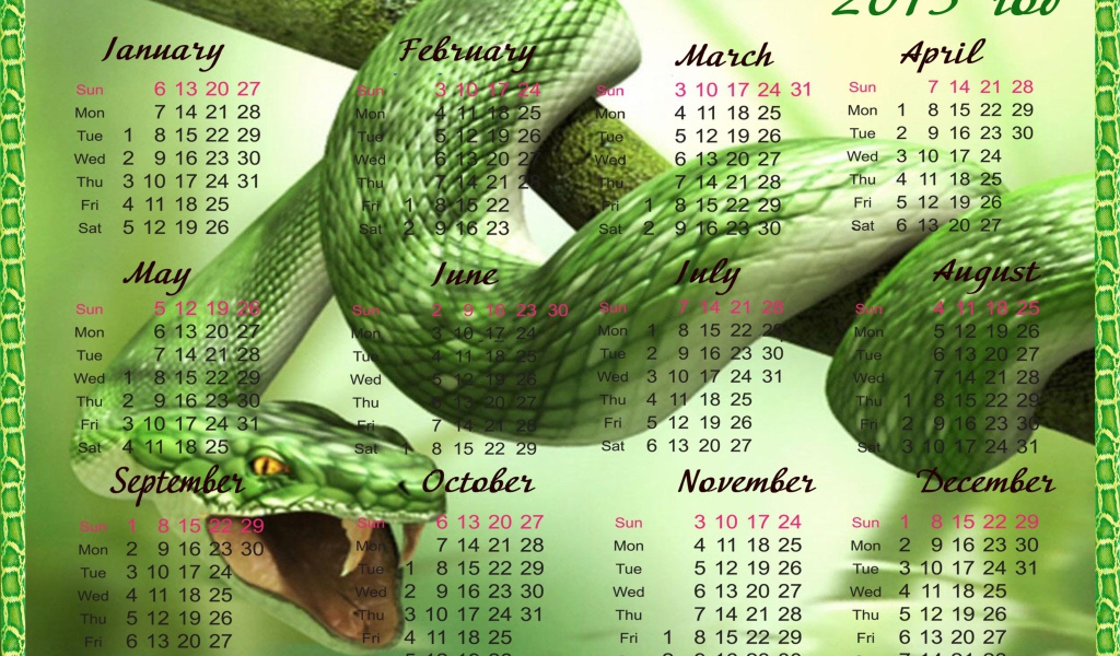 Календарь 2013