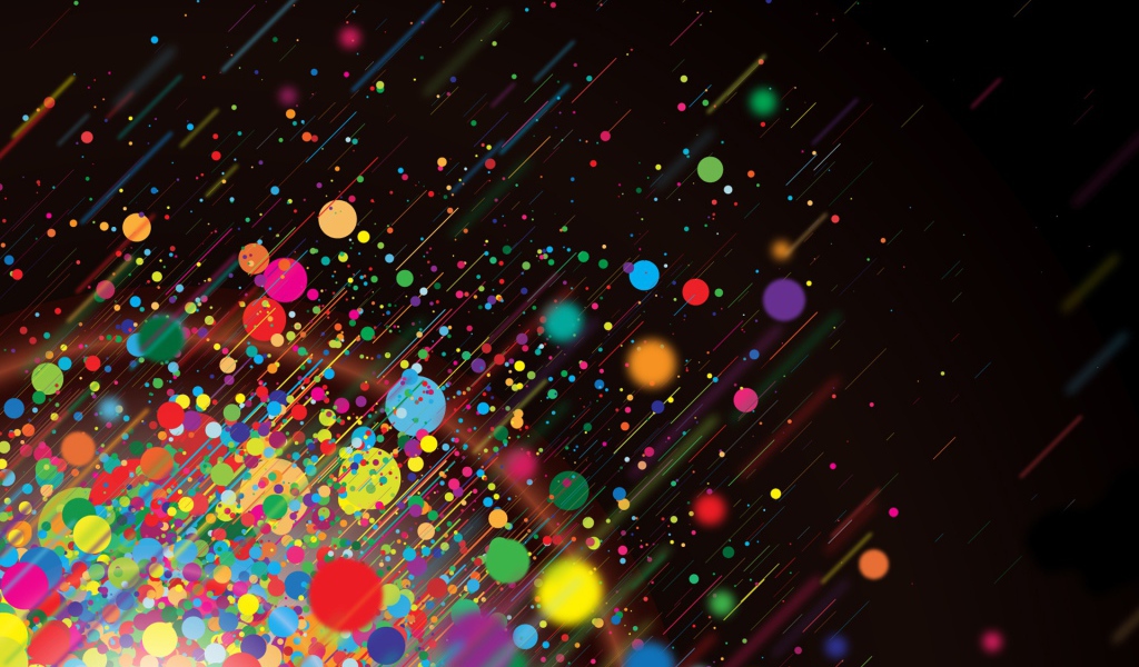 Разноцветные капли