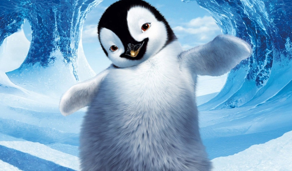 Счастливый пингвин