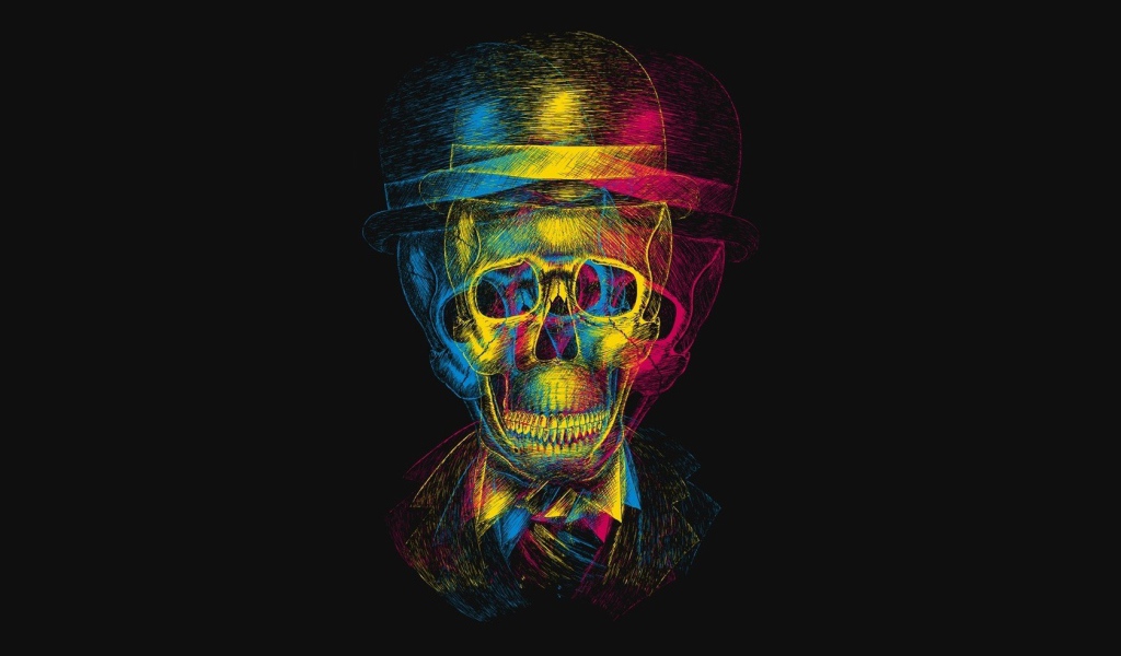 Череп в шляпе