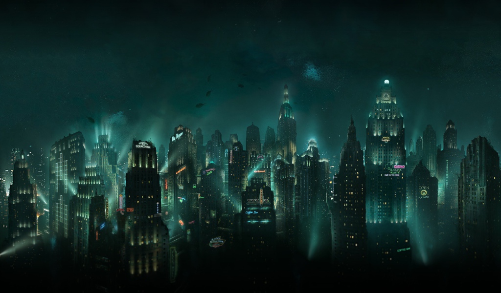 Небоскребы под водой