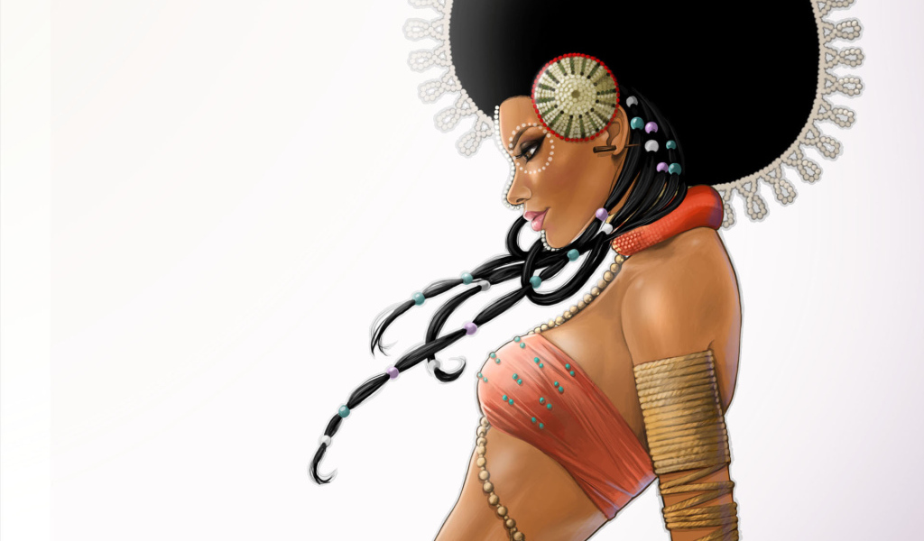 Африканская красотка