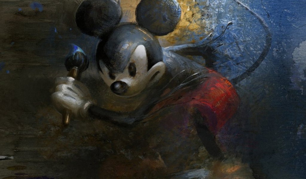 Рисованный Микки маус