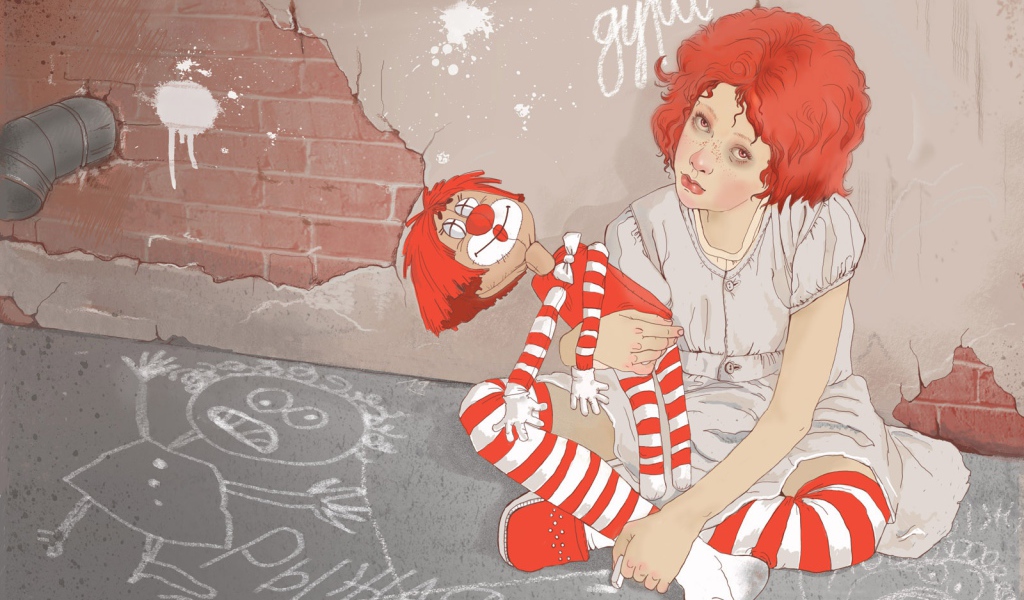 Рыжая девочка