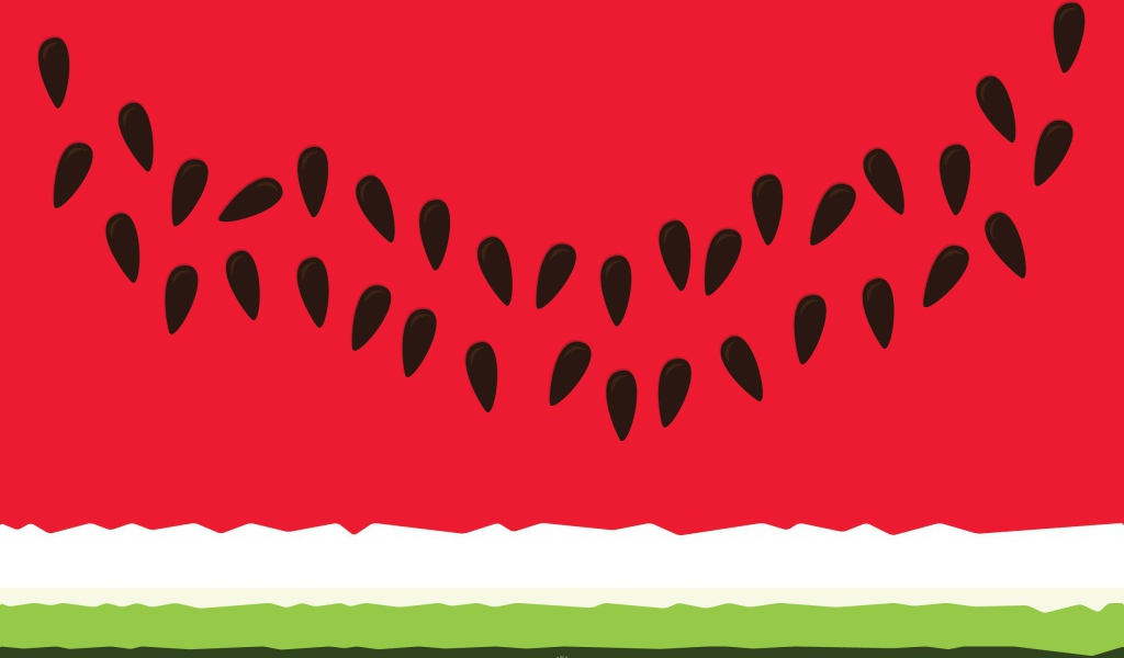 Арбуз в векторе