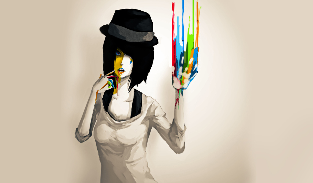 Девушка в шляпе