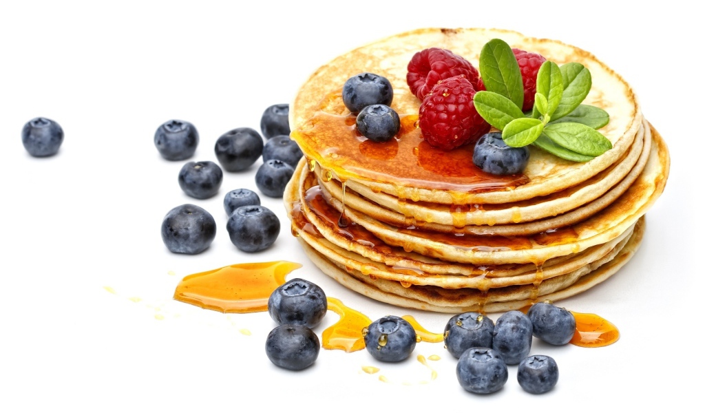 Блинчики с ягодами