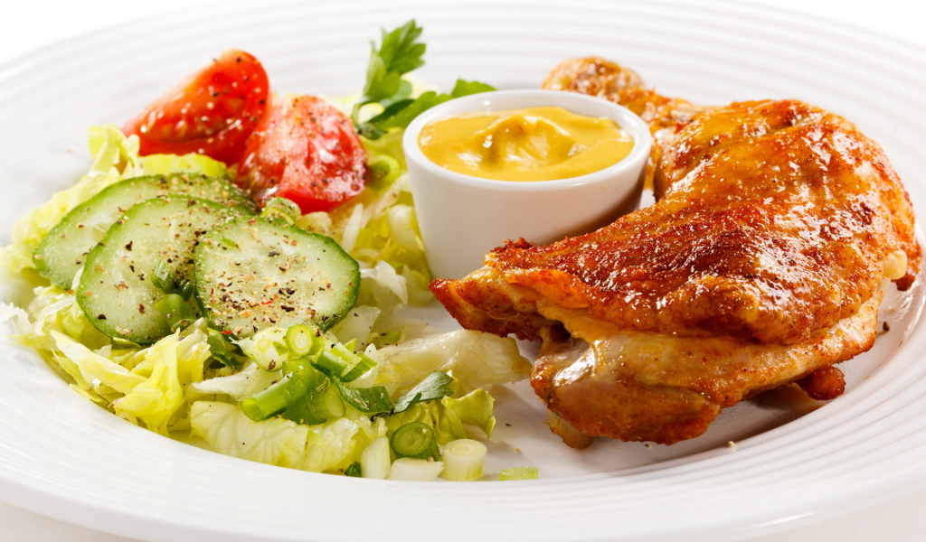 Салат с курицей