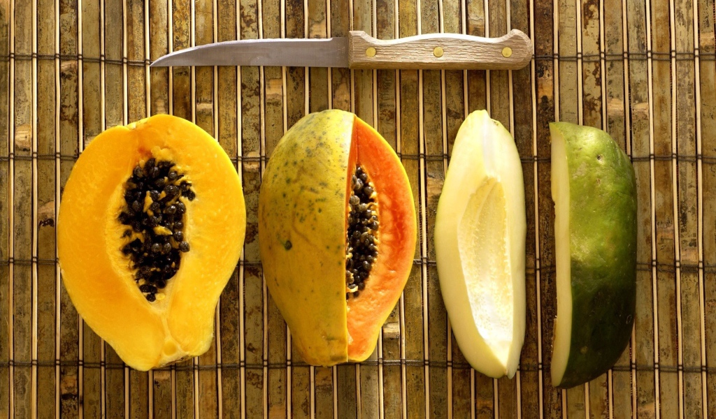 Папайя и авокадо
