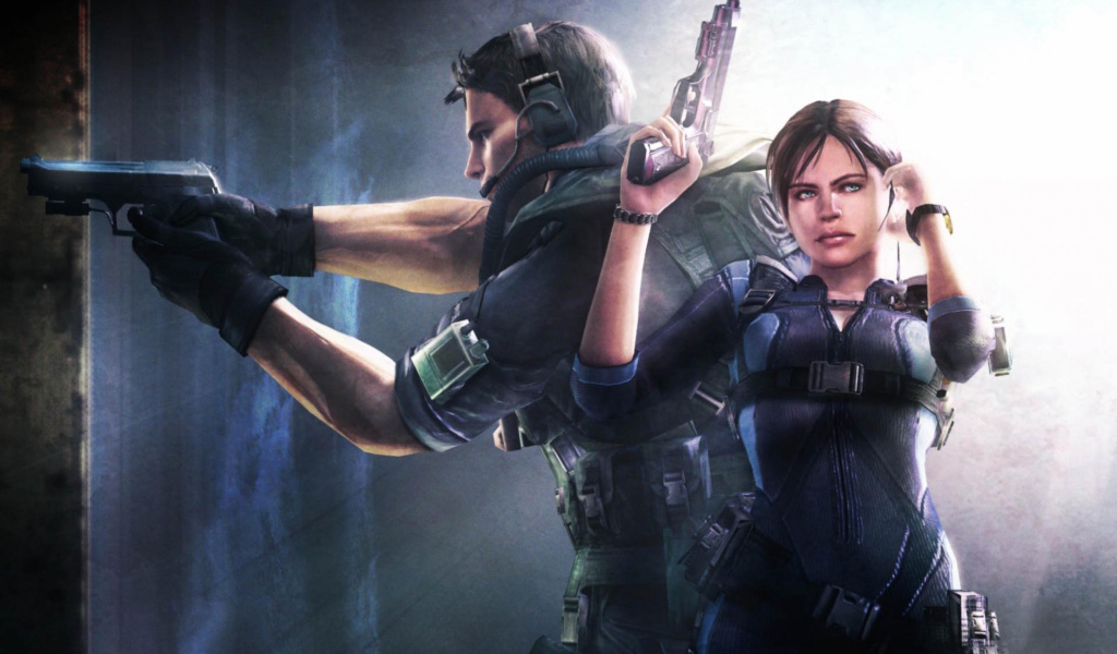 Герои Jill и Chris из Resident Evil Revelations  