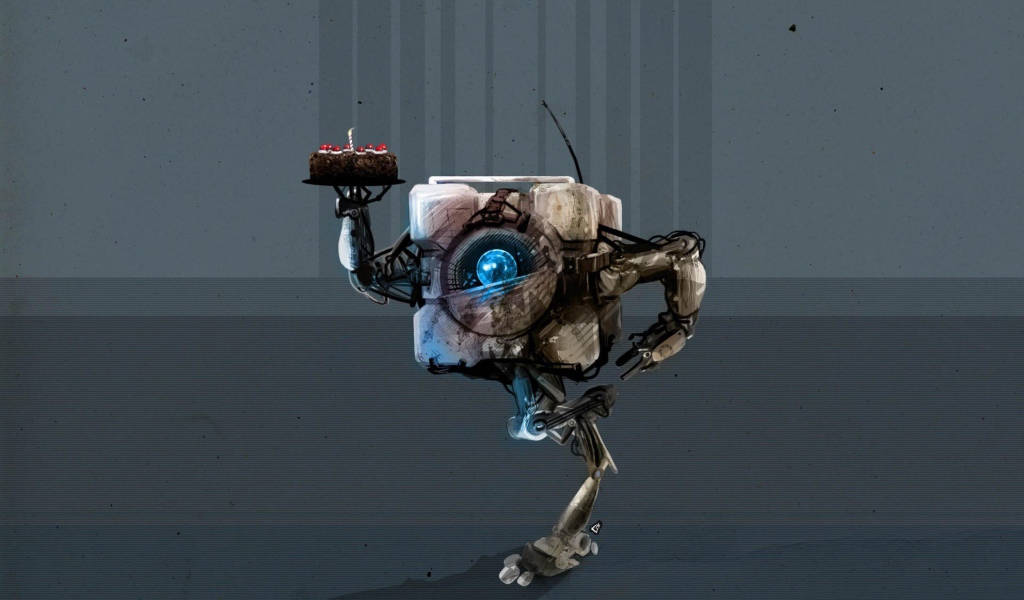 Робот из игры Portal