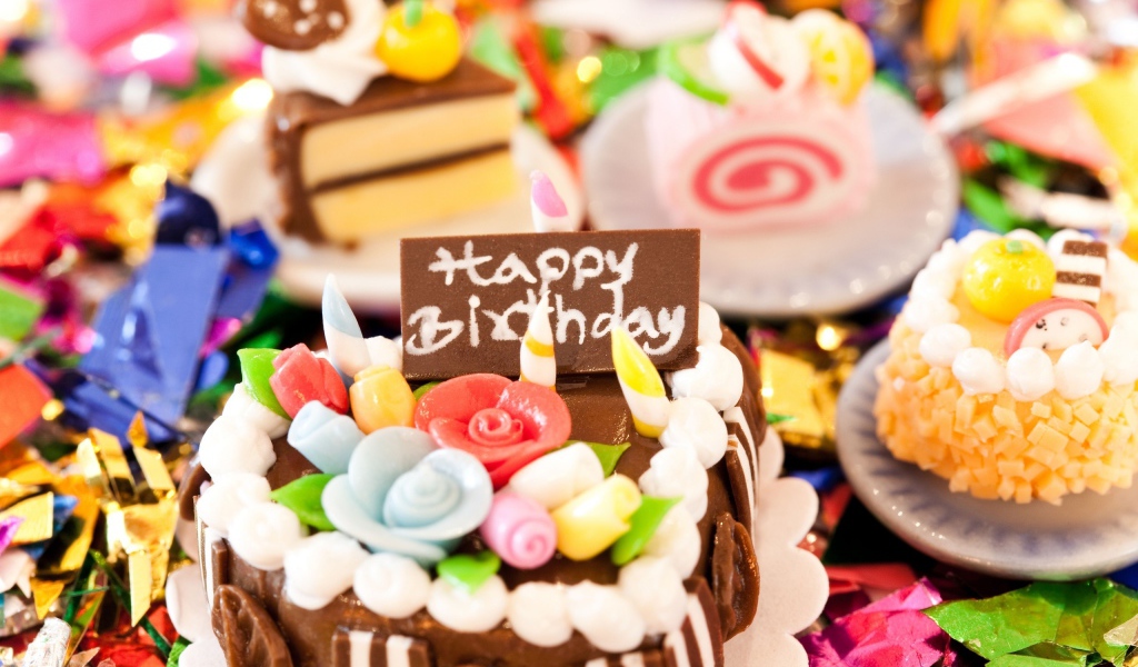 Торт на день рождения