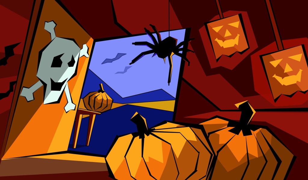 Картина на хэллоуин