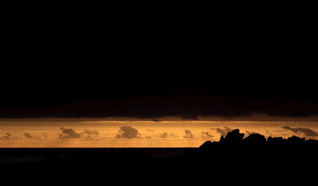 Поздний вечер на закате