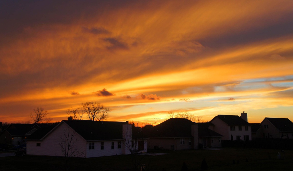Закат в Висконсине