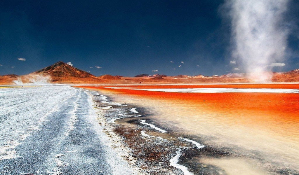 Оранжевый пляж